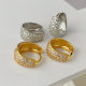 Pave earrings