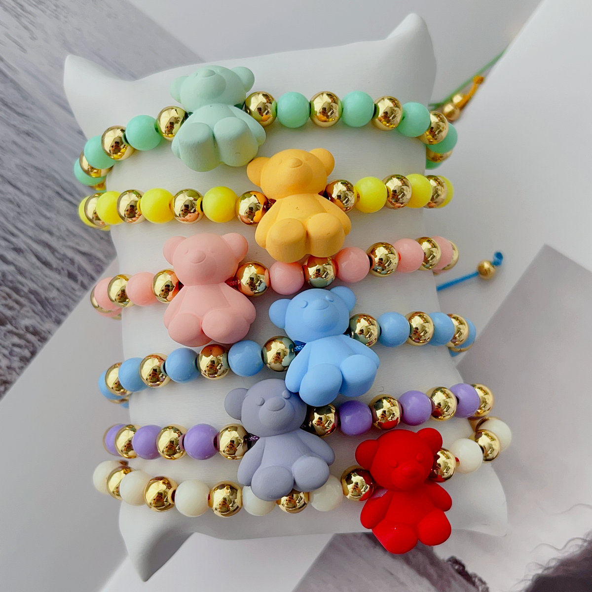 Trendy teddy bear bracelet
