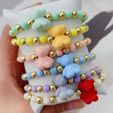 Trendy teddy bear bracelet