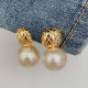 Drop pearl earrings