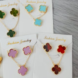 Clover set earring and necklace