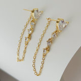 Long chain earrings