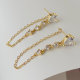 Long chain earrings