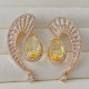 Pave speacil design earrings