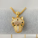 Big tiger pendant necklace