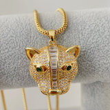 Big tiger pendant necklace
