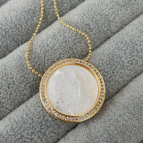 Shell virgin mary Pendant necklace