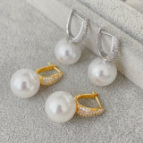 Pearl drop earrings