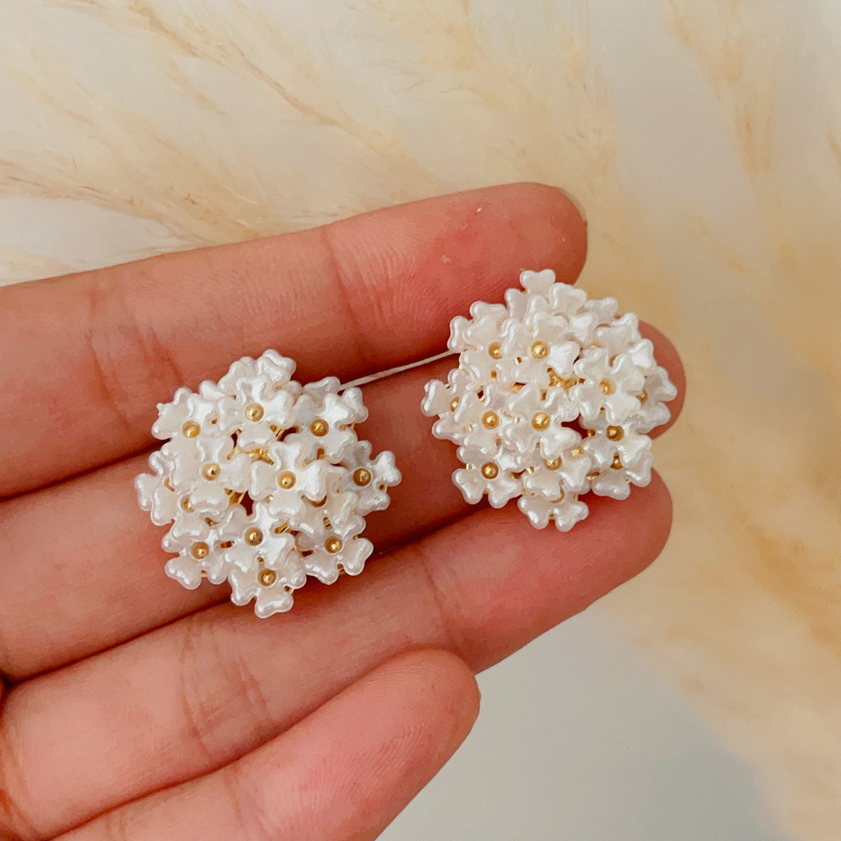 Flower earrings