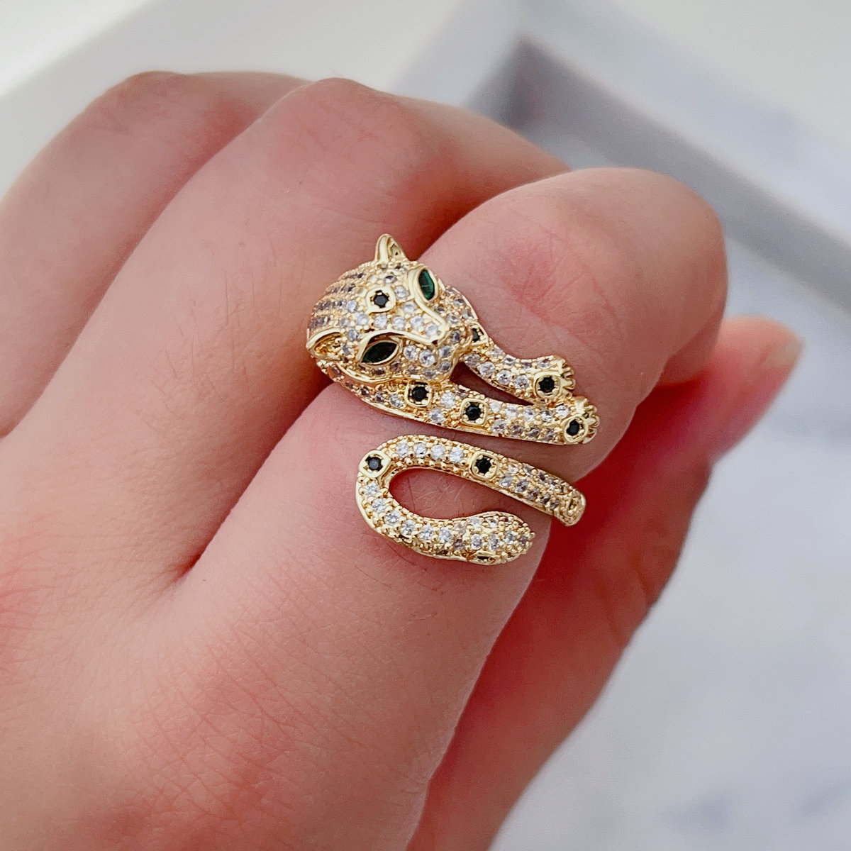 Black tiger ring