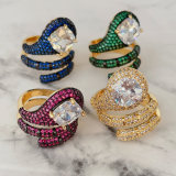Colorful snake ring