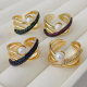 Pearl cross ring