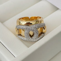 Silver channel ring