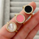 Round enamel ring