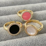 Round enamel ring