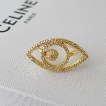 Pave eye ring