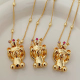 Teddy bear chain necklace