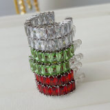 Big zircon hoops