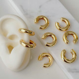 Circle metal ear cuff ( pair )