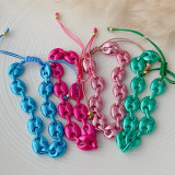 Plating color pig nose bracelets