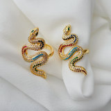 Colorful snake ring