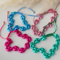 Plating color pig nose bracelets