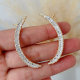 Pave moon ear cuff
