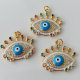 Pave eye charm