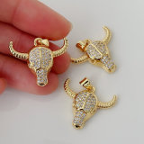 Pave horn charm