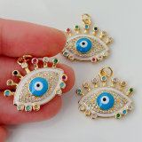 Pave eye charm