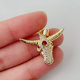 Pave horn charm