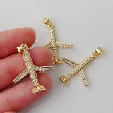Pave clear aircraft pendant