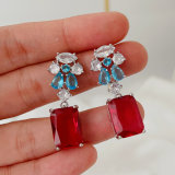 Fashion zircon earrings