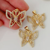 Pave butterfly charm