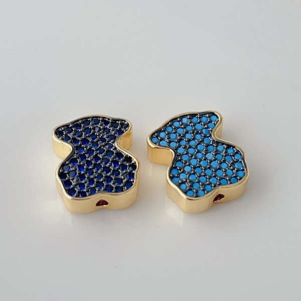 Pave bear charm