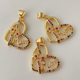 Pave mom charm