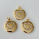 Pave heart charm