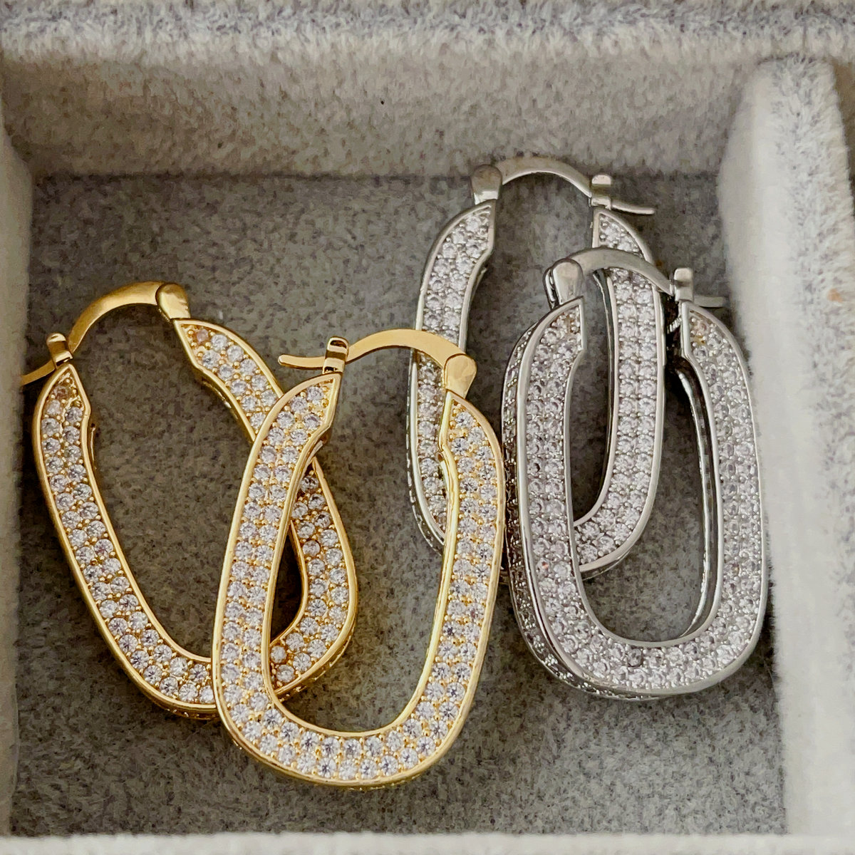 Pave pin u hoops
