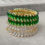 Crystal zircon hoops