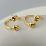 metal heart ring