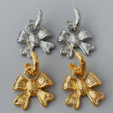 Bow pendant earrings