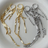Chain tassel earrings