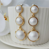 Pearl drop earrings