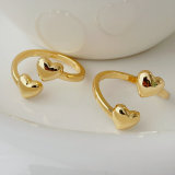 metal heart ring