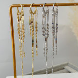 Chain tassel earrings