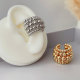 Gold ball ear cuff