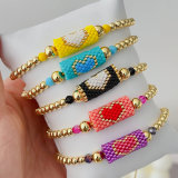 Miyuki heart bracelet