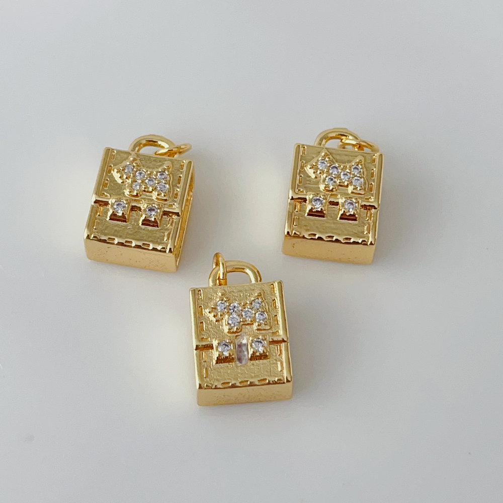 Shape bag charm