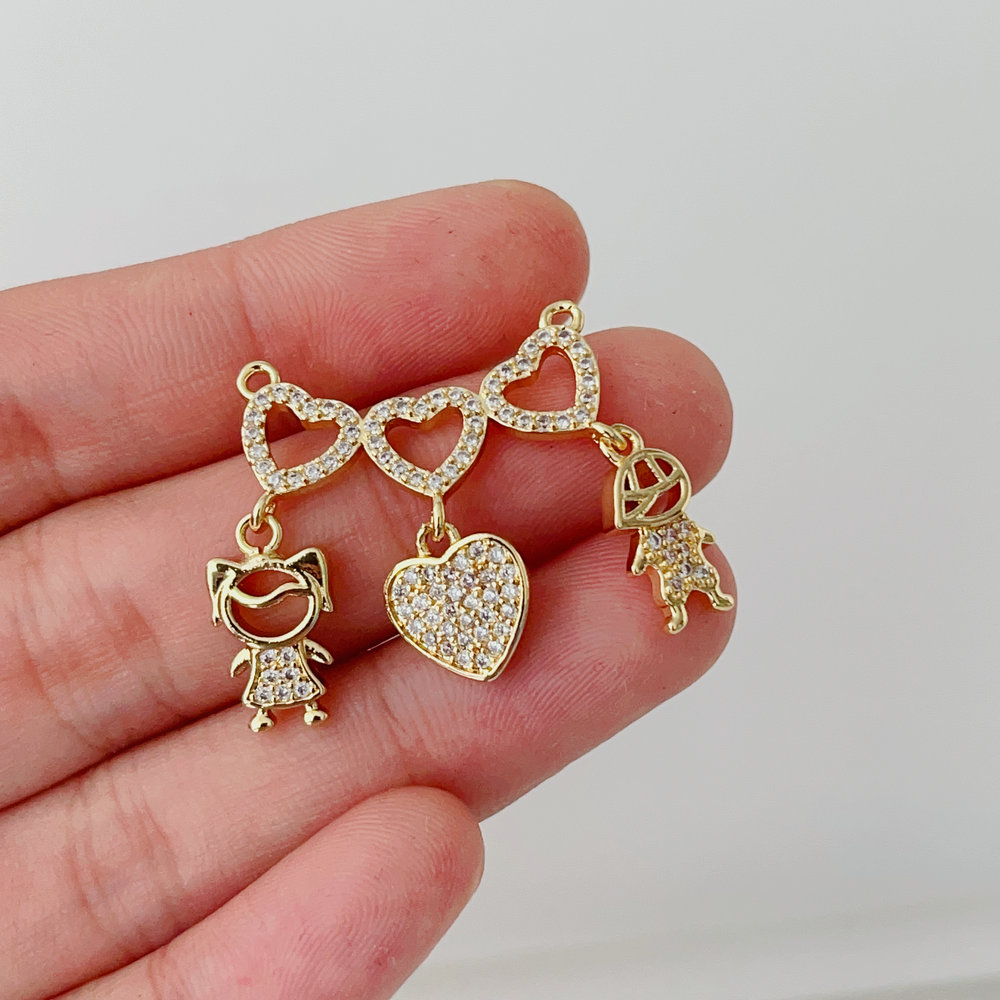 Boy and girl charm