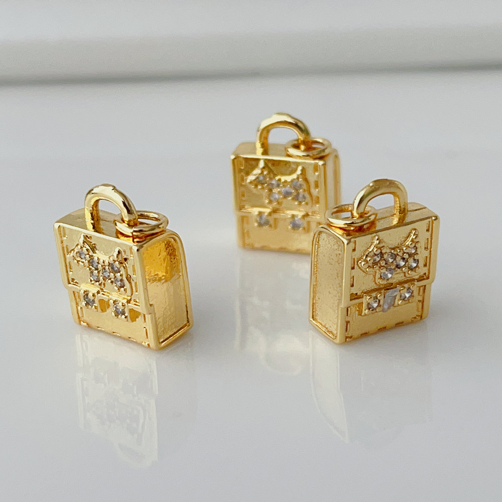 Shape bag charm